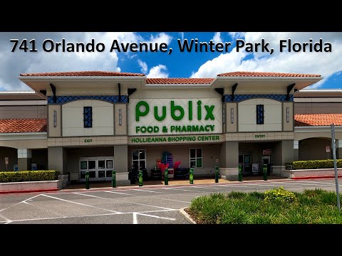 Compras no Publix no Hollieanna Shopping Center na Orlando Ave em Winter Park, Flórida - Loja 1388