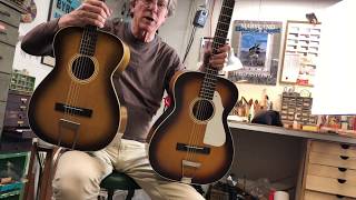 Video thumbnail for Two Stella 12 strings H912 & H922 by vintagebluesguitars