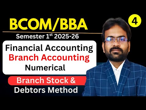 Financial Accounting Syllabus 2025 26 BCom 1st Year Semester 1st CWG for BCOM