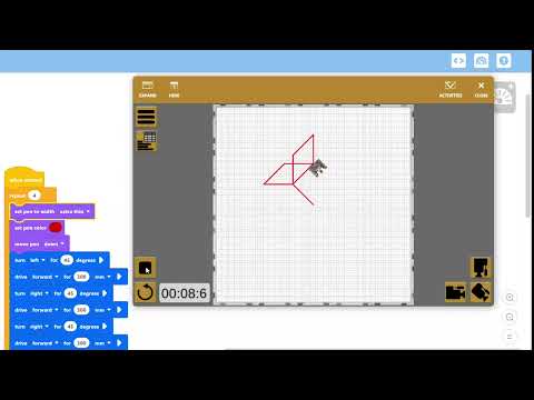 Vexcode Vr Spiral Drawing Activity
