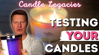 Subscriber Candle Reviews (Ep. 19) | Candle Legacies | Testing Candles (Hot throw, wicking, soot)