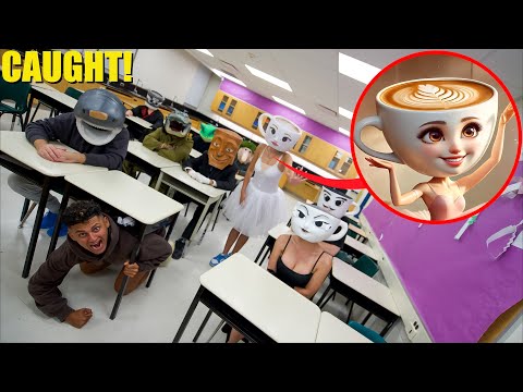 I SNUCK INTO BALLERINA CAPPUCCINA'S CLASSROOM IN REAL LIFE! (ITALIAN BRAINROT SCHOOL)