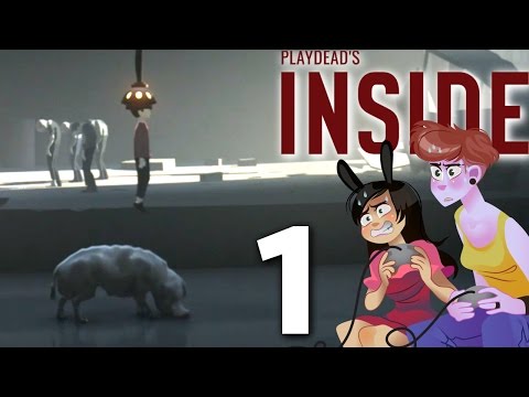 INSIDE - 2 Girls 1 Let's Play Gameplay Walkthrough Part 1: Butt Pigs