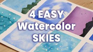Fun Watercolor Sky Ideas for Kids (Beginner Friendly!)
