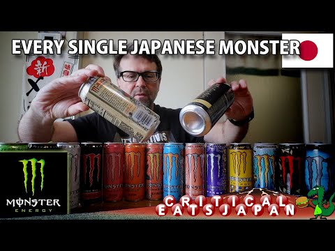 Trying Every Monster Energy Drink in Japan!