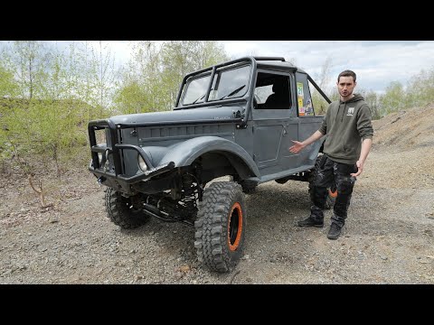 4x4 offroad car Aro M461 Mercedes engine by Marek - seriál pokračuje.  2023 (4K).