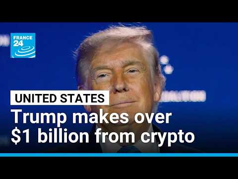 White House rejects ethical concerns as Trump makes over $1 billion from crypto