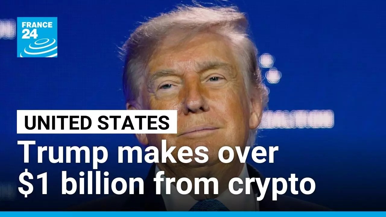 White House rejects ethical concerns as Trump makes over $1 billion from crypto • FRANCE 24