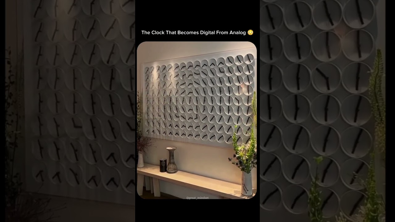 The clock that becomes Digital from Analog 😳