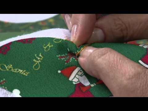 Pano de Copa : tema Natal - Maria Helena Gobbi - 30/10/2013 - Mulher.com - Parte 2/2