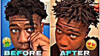 HOW TO GET FREEFORM DREADS WITH SHORT HAIR (Thot boy cut) *NO PRODUCTS* 😍😍