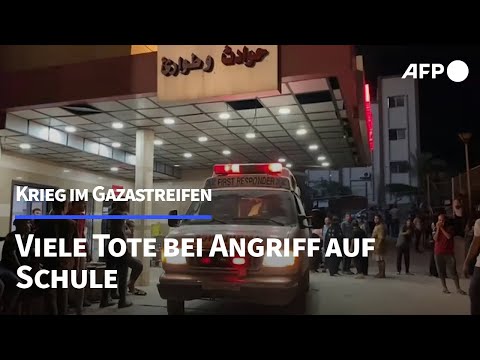 Angriff auf Schule im Gazastreifen - viele Tote | AFP
