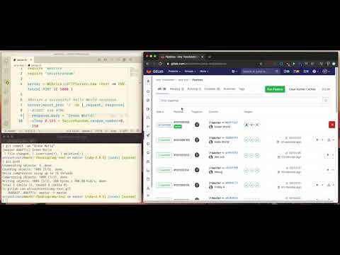 Blue-Green Deployment on EKS on GitLab