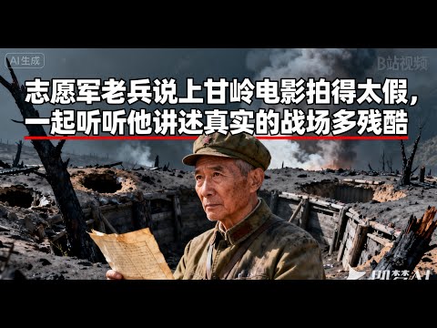 志愿军老兵说电影拍得太假，一起听听他讲述真实的战场多残酷 #志愿军 #历史 #战争 #上甘岭 #朝鲜战争 #中国军队 #口述历史 #老兵