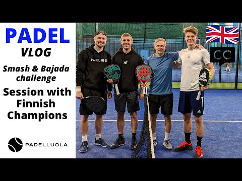 Iskulyönti skabailua Suomen mestareiden kanssa @PadelWest | Smash challenge with Finnish champions