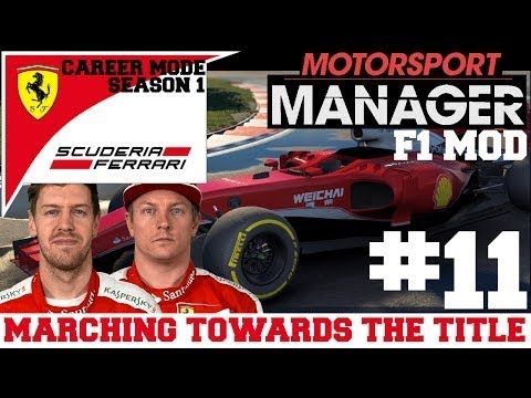 Ferrari S01E11: MARCHING TOWARDS THE TITLE! - F1 Mod for Motorsport Manager