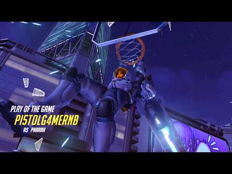 Insane 5 kills with barrage using Pharah | Overwatch POTG