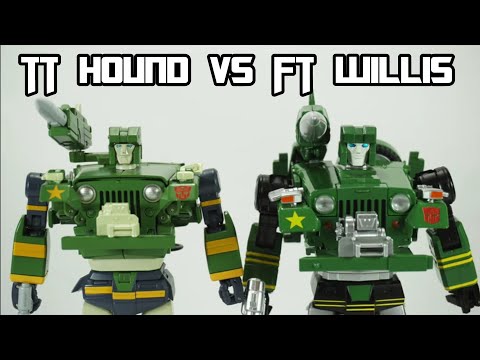 Comparison: Takara Tomy Hound VS FansToys Willis