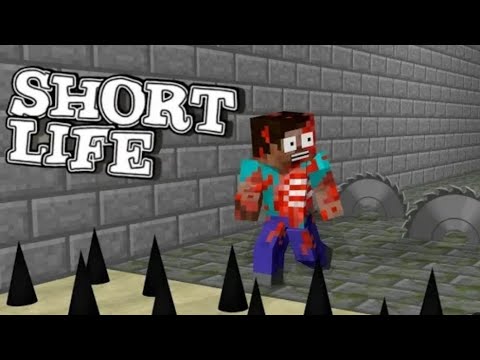 Short Life Challenge at Monster School - Minecraft Animation