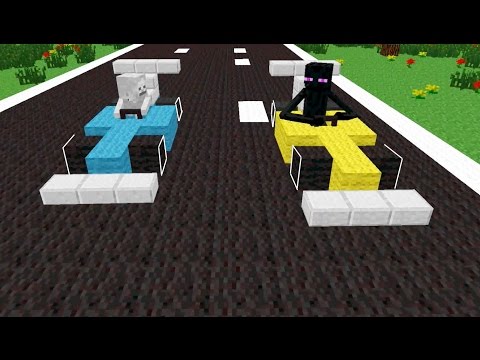 Monster School: Drag Race - Minecraft Animation