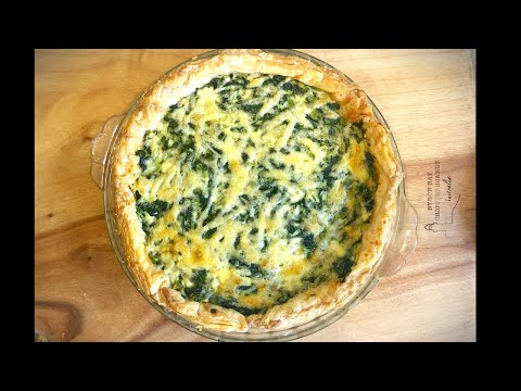 Mum's Spinach and Cottage Cheese Quiche Recipe | Easy and Delicious!
