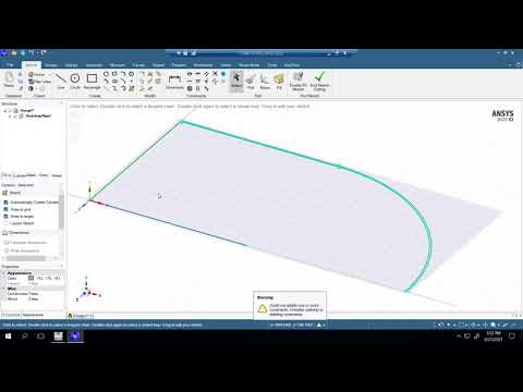 Modeling a pressure vessel using ANSYS