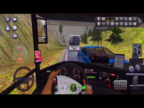 Dangereous Mountain Drive! 🚍⛰️⚡️Bus Simulator: Ultimate Multiplayer