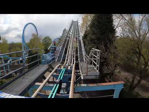 Shockwave 4K On Ride POV   Drayton Manor