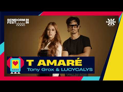 T AMARÉ - Tony Grox & LUCYCALYS - KARAOKE (with backing vocals)
