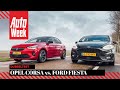 Opel Corsa vs. Ford Fiesta - AutoWeek Dubbeltest - English Subtitles