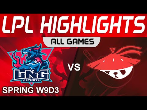 LNG vs AL Highlights ALL GAMES LPL Spring Season 2023 W9D3 LNG Esports vs Anyone's Legend by Onivia