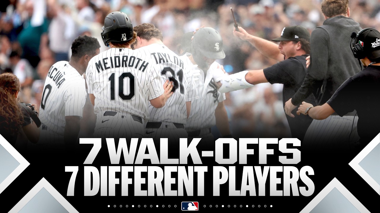 The Chicago White Sox have now had SEVEN walk-offs from SEVEN different players this season! 🤩