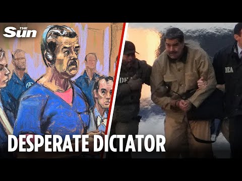 Defiant Maduro fumes he's 'still president' & a 'prisoner of war' as tyrant appears in court