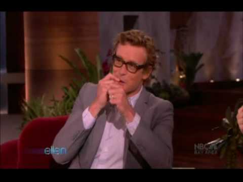 Simon Baker on Ellen w/kissing portrait intro 3/4/10_0200.avi