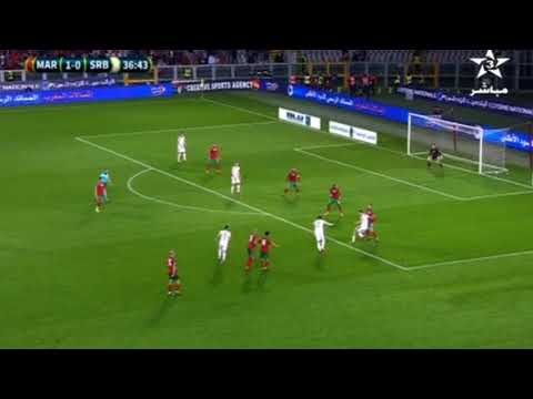 Dusan Tadic goal Serbia 1 - 1  Morocco 23-03-2018