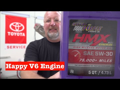 Toyota Tacoma V6 engine using Royal Purple oil