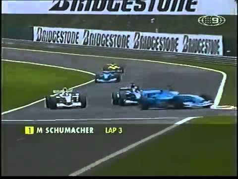 Kimi Räikkönen vs. Jacques Villeneuve Spa 2001
