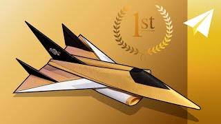 Download lagu Competition Winning Jet Paper Airplane — How to Make Challenger Alpha, designed by Neal Rawat mp3
