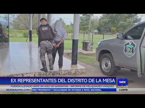 Ex representantes del distrito de La Mesa fueron ante un juez de garantías