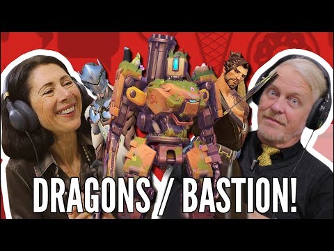 IDOSOS REAGEM A OVERWATCH - DRAGONS E BASTION (CURTAS)