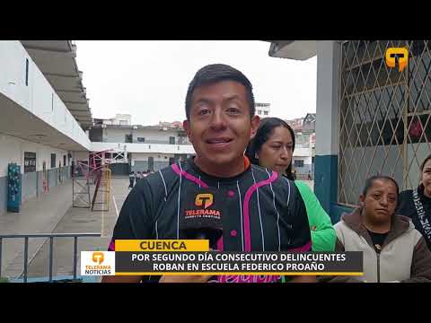 Por segundo día consecutivo delincuentes roban en escuela Federico Proaño