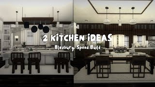 ♡ BLOXBURG | 2 Kitchen Ideas | Roblox Speed Build ♡