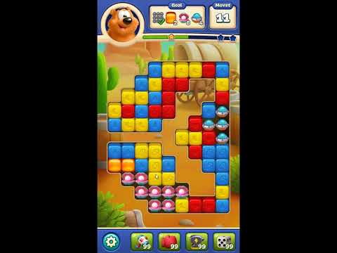 Toon Blast Level 8106 - NO BOOSTERS 🐻🐺🐱 | SKILLGAMING ✔️