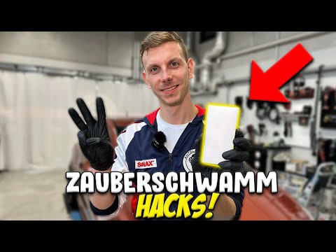 3 Autopflegehacks Zauberschwamm / Schmutzradierer | AUTOLACKAFFEN