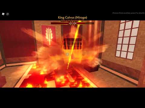 Arcane Odyssey - King Calvus Boss Fight Solo