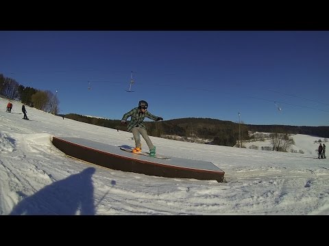 GoPro Line of the Winter: Dustin Hübner - Germany 4.24.15 - Snow