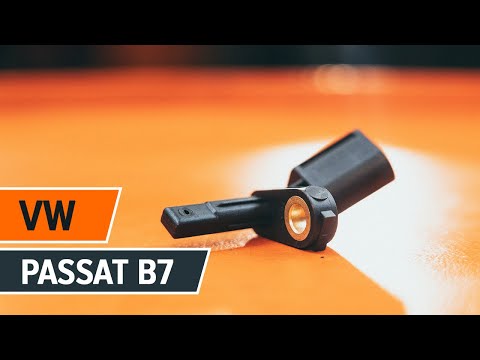 How to change front ABS sensor on VW PASSAT B7 Saloon [TUTORIAL AUTODOC]
