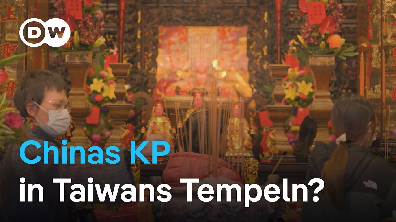 Wie China um Einfluss in Taiwans Tempeln ringt | DW Nachrichten