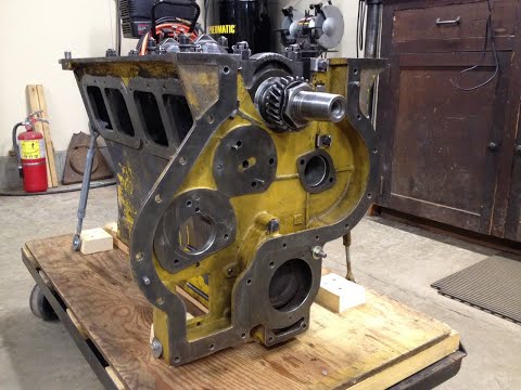 Caterpillar D2 #5J1113 Diesel Engine Assembly Ep.12: Intermediate Cover Installation