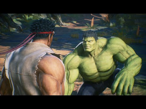 Ryu vs Hulk (Story Mode) - Marvel vs Capcom infinite | 4K UHD Gameplay